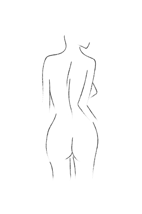 Female Body Silhouette No2