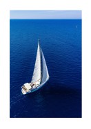 Sailboat In The Middle Of The Ocean | Create your own poster